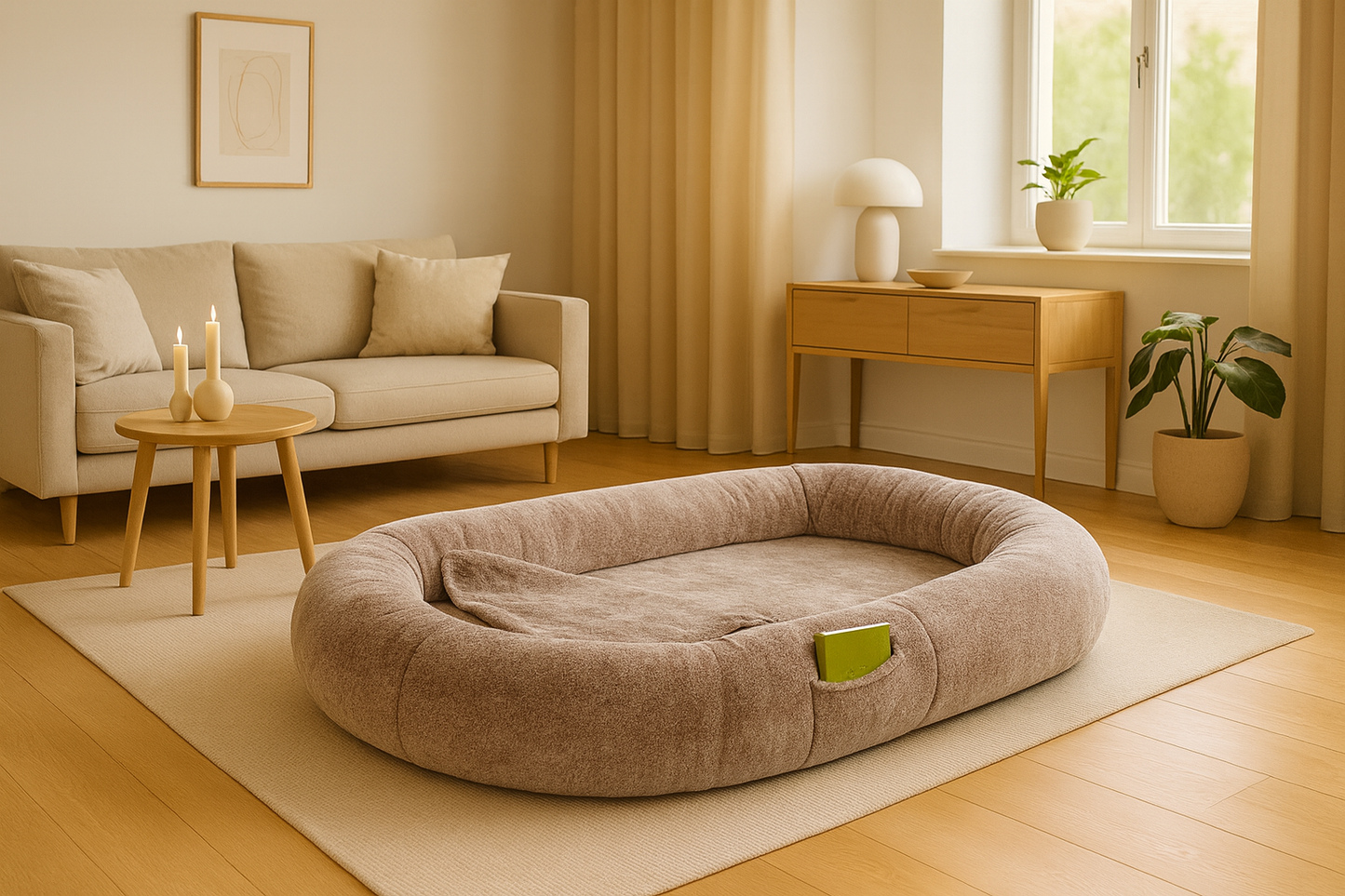 Human dog bed 190 x 95 x 30cm