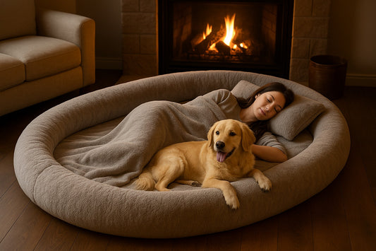 Human dog bed